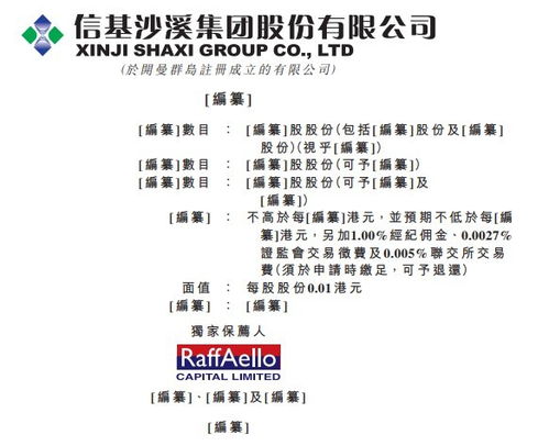 酒店用品商城經(jīng)營商信基沙溪集團港交所主板遞表 年收入達2.81億元